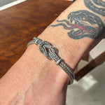 Bracciale Snake nodo in argento 925 - SIddharta