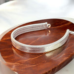 Bracciale snake piatto big in argento 925 - SIddharta