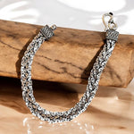 Bracciale Snake treccia in argento 925 - SIddharta