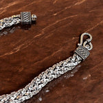 Bracciale Snake treccia in argento 925 - SIddharta
