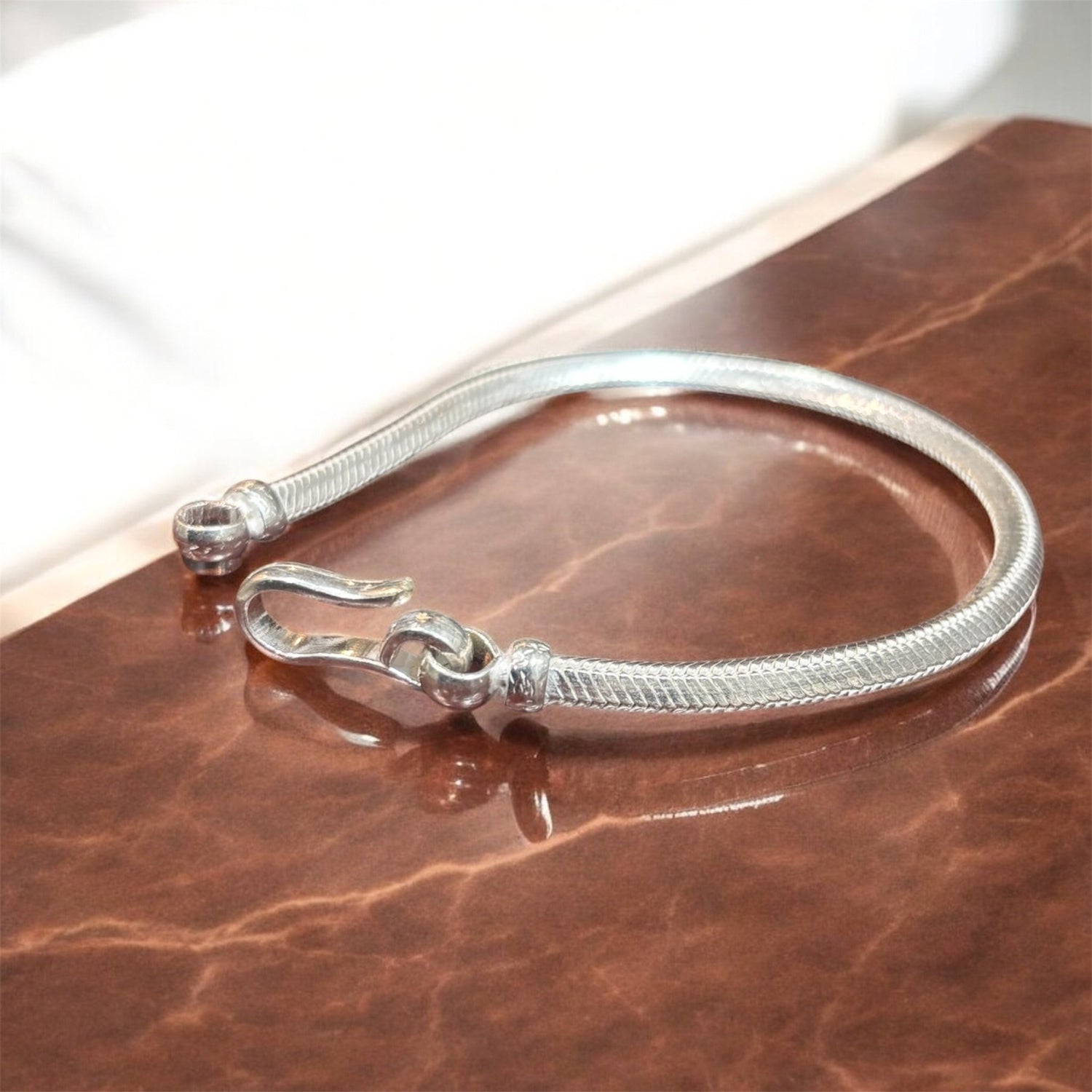 Bracciale snake triangolare in argento 925 - SIddharta