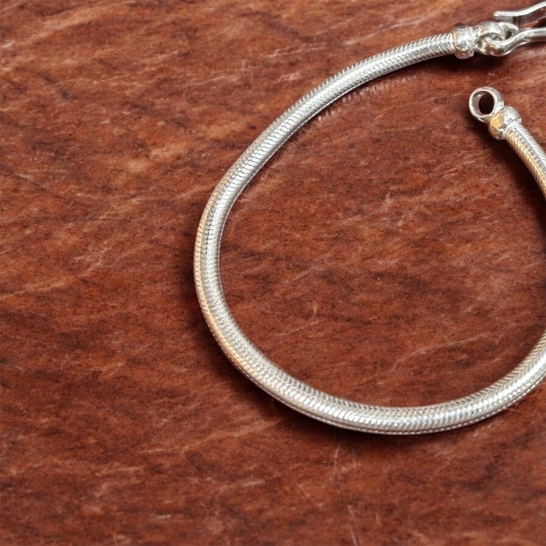 Bracciale Snake tubolare in argento 925 - SIddharta