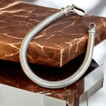 Bracciale Snake tubolare in argento 925 - SIddharta