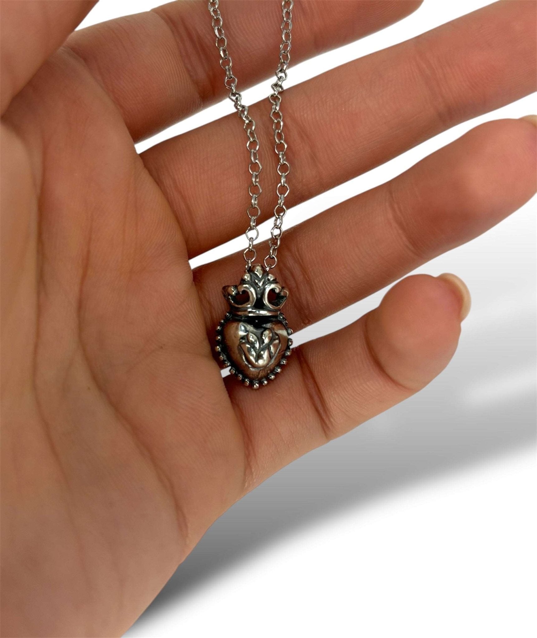 Catenina argento maglia a catena circolare - SIddharta