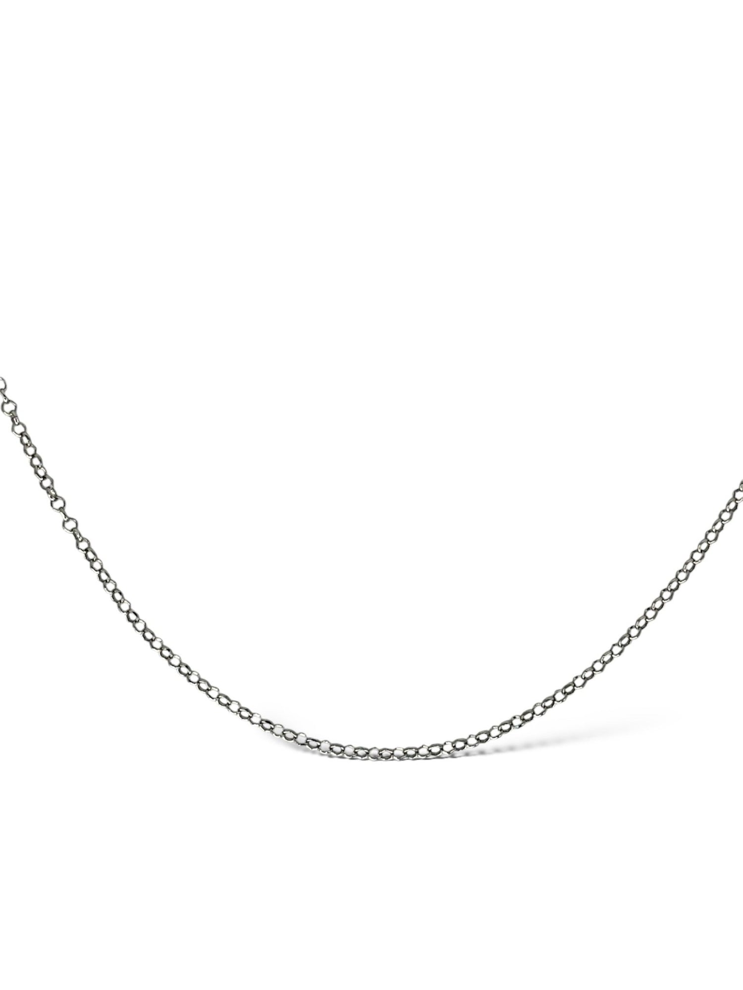Catenina argento maglia a catena circolare - SIddharta