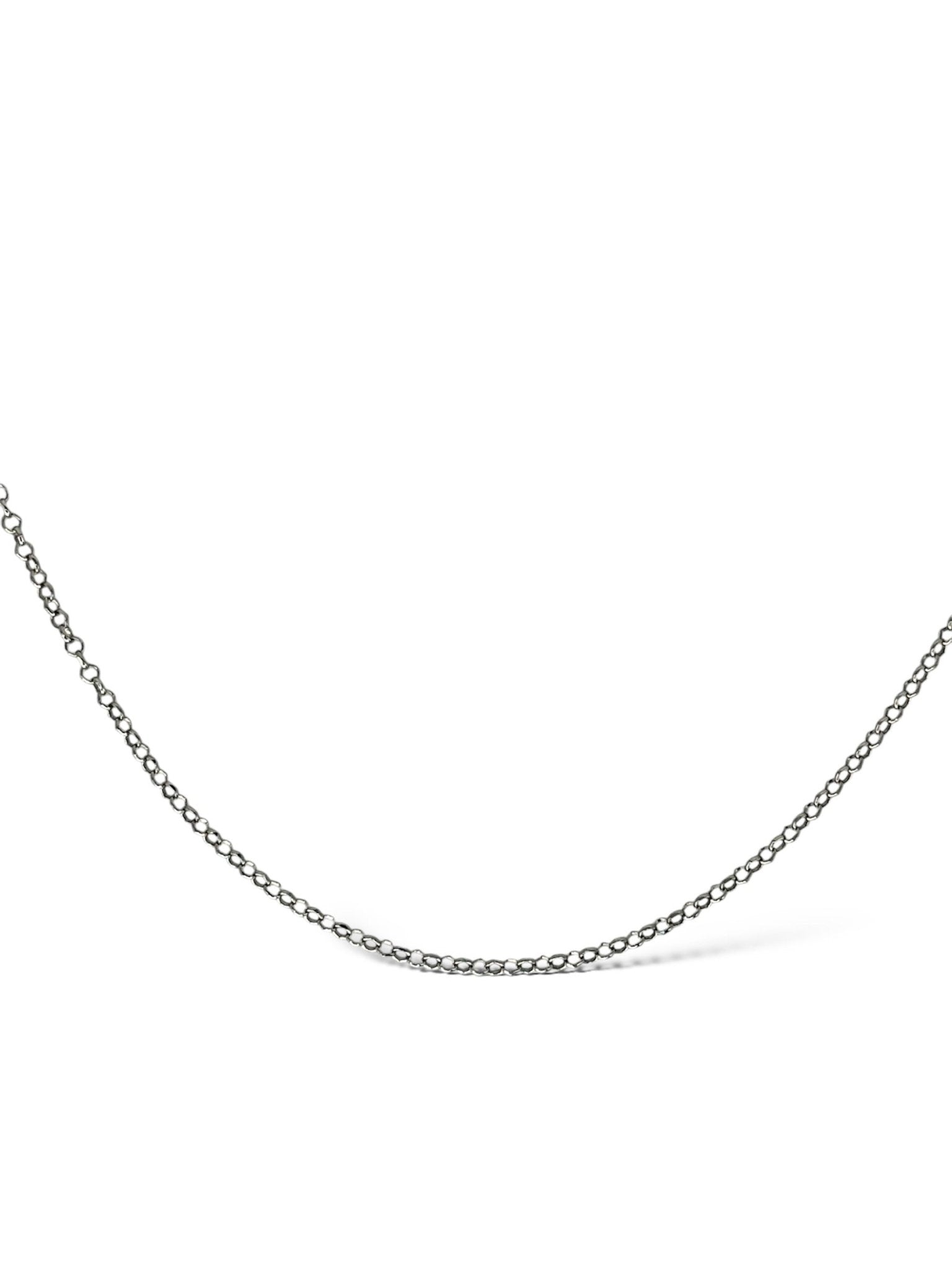 Catenina argento maglia a catena circolare - SIddharta