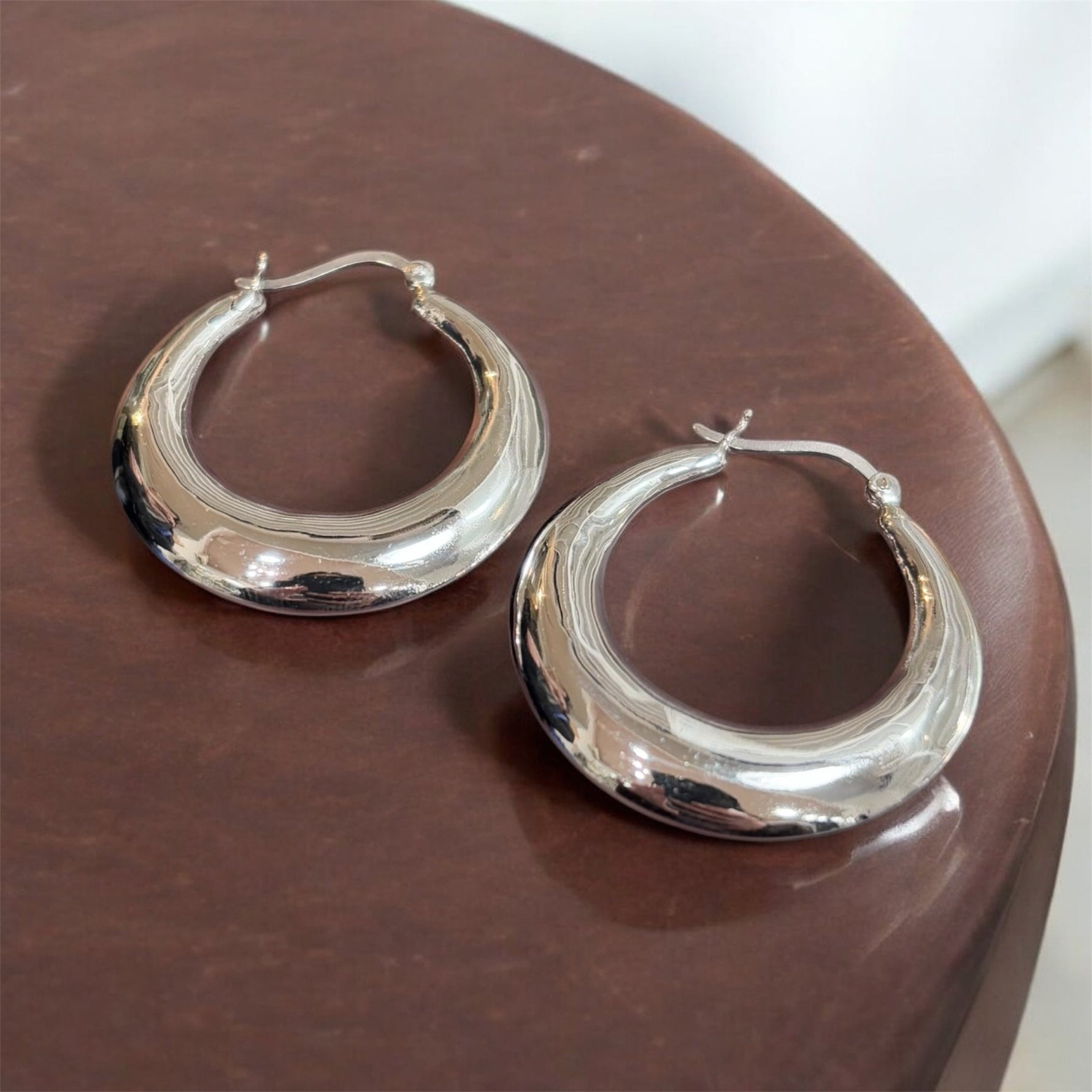 Cerchi bombati in argento 925 - SIddharta
