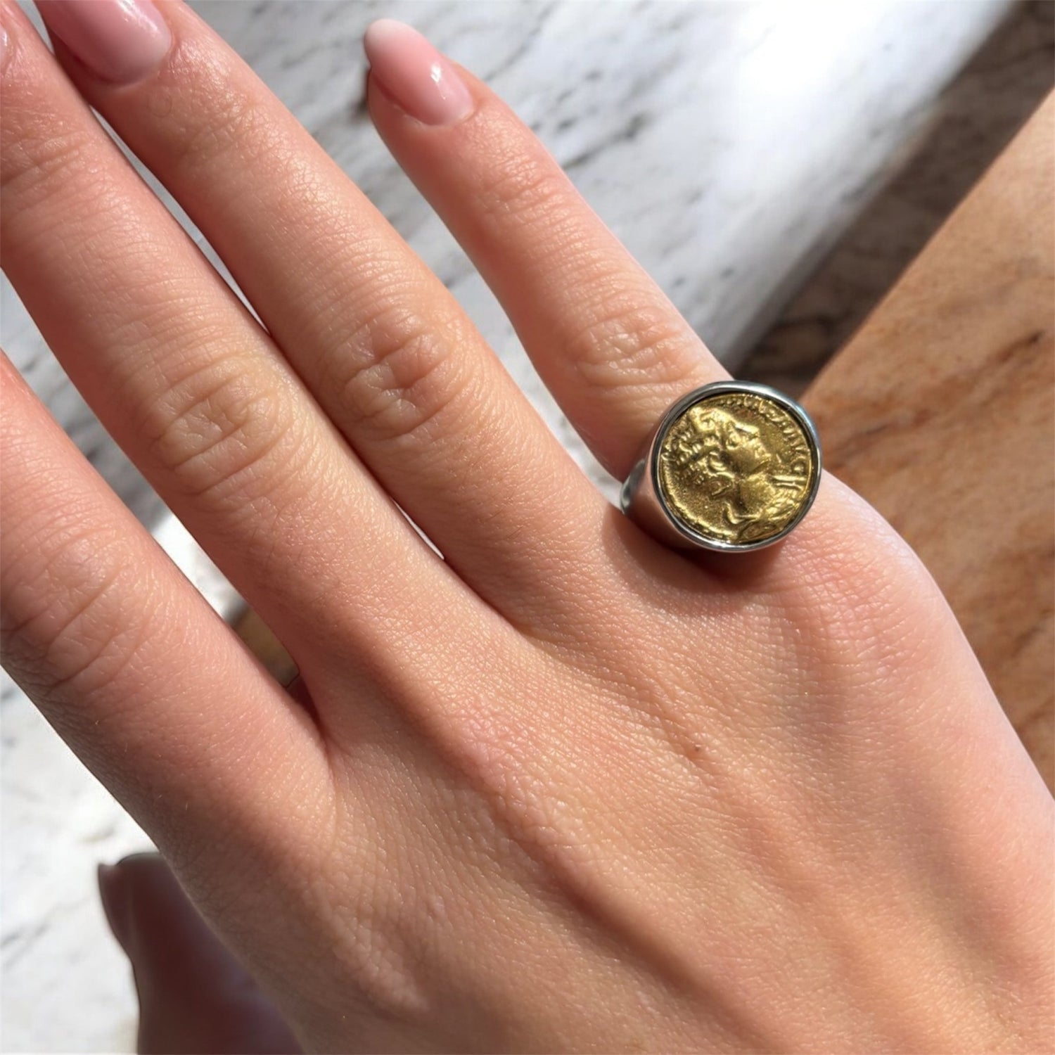 Chevalier moneta oro in argento 925 - SIddharta