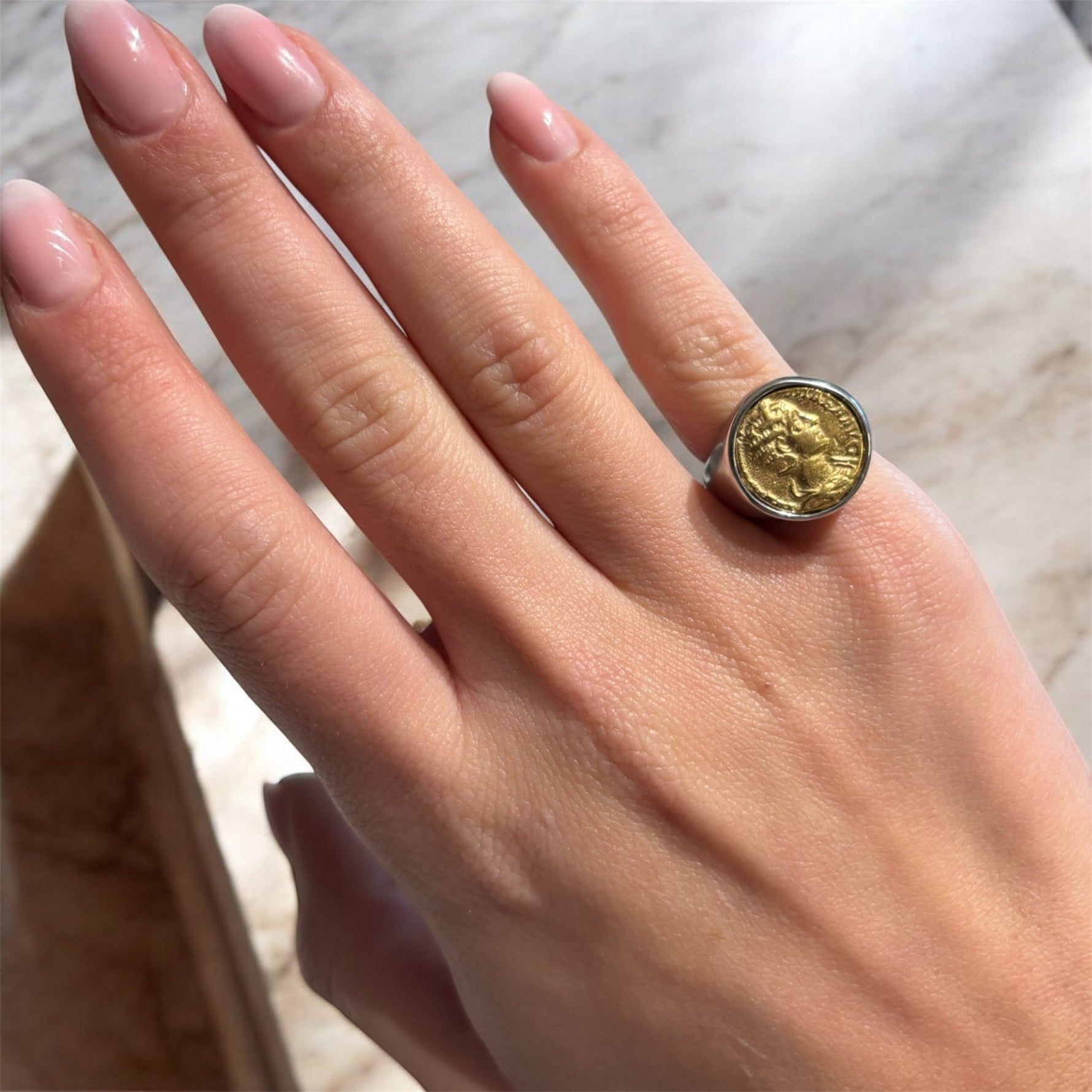 Chevalier moneta oro in argento 925 - SIddharta