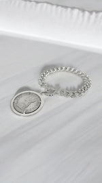 Ciondolo 500 lire incastonata in argento 925 - SIddharta