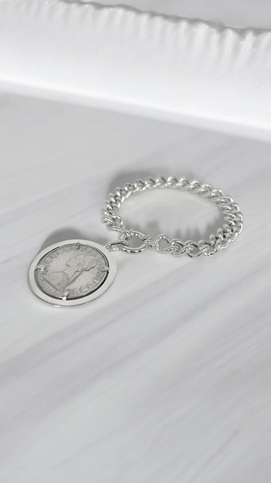 Ciondolo 500 lire incastonata in argento 925 - SIddharta