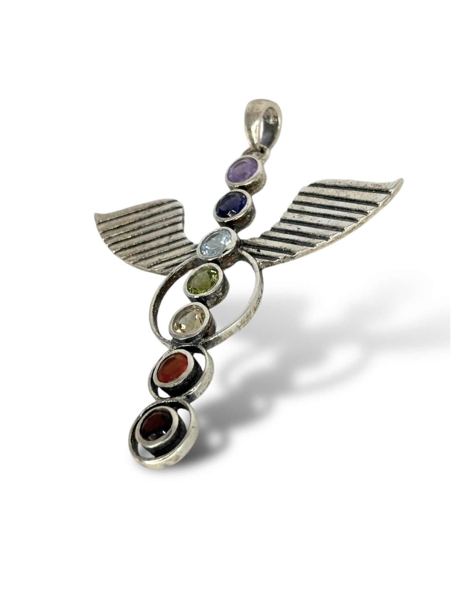 Ciondolo 7 chakra argento 925 - SIddharta