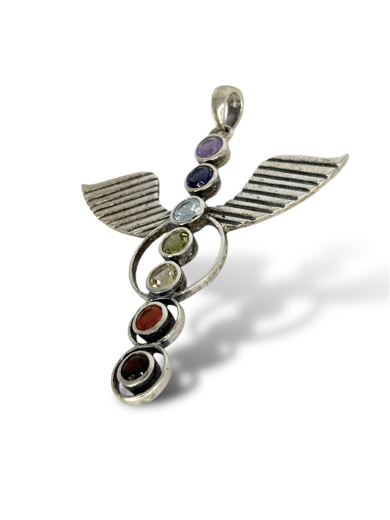 Ciondolo 7 chakra argento 925 - SIddharta