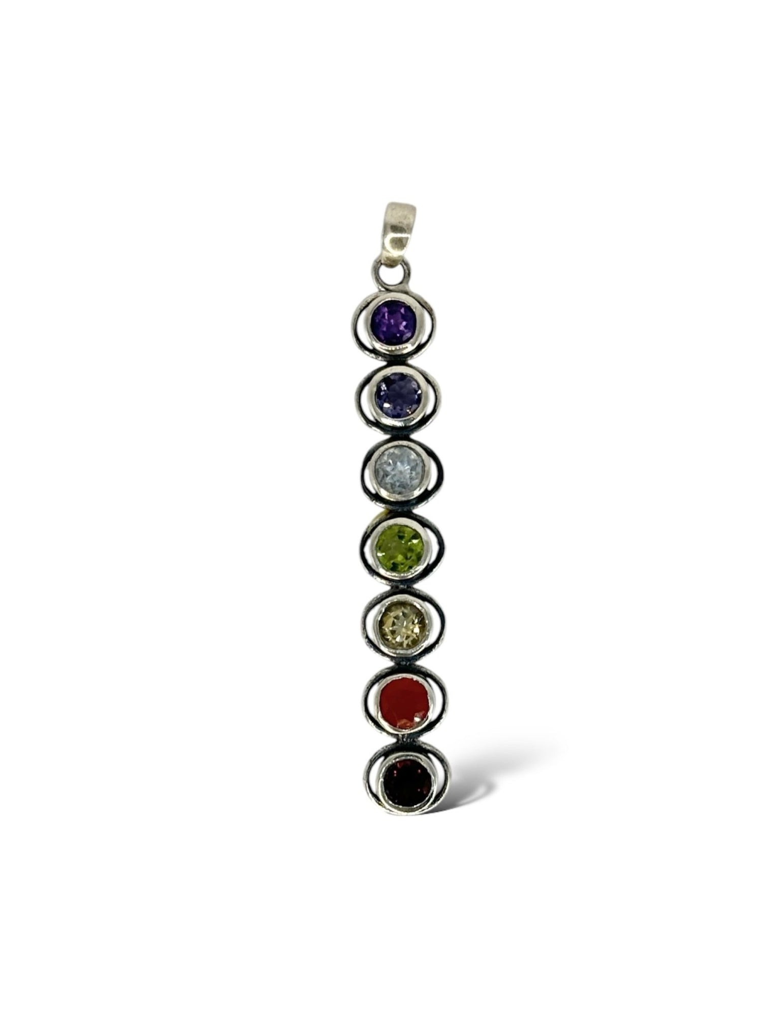Ciondolo 7 chakra argento 925 - SIddharta