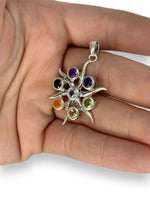 Ciondolo 7 chakra argento 925 - SIddharta