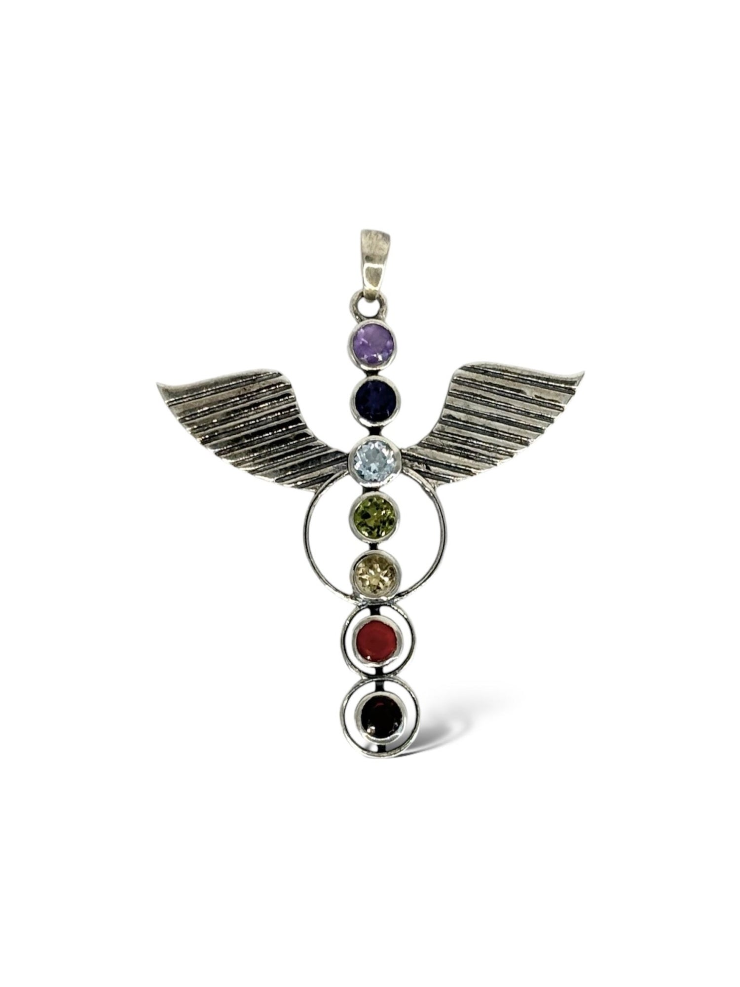 Ciondolo 7 chakra argento 925 - SIddharta