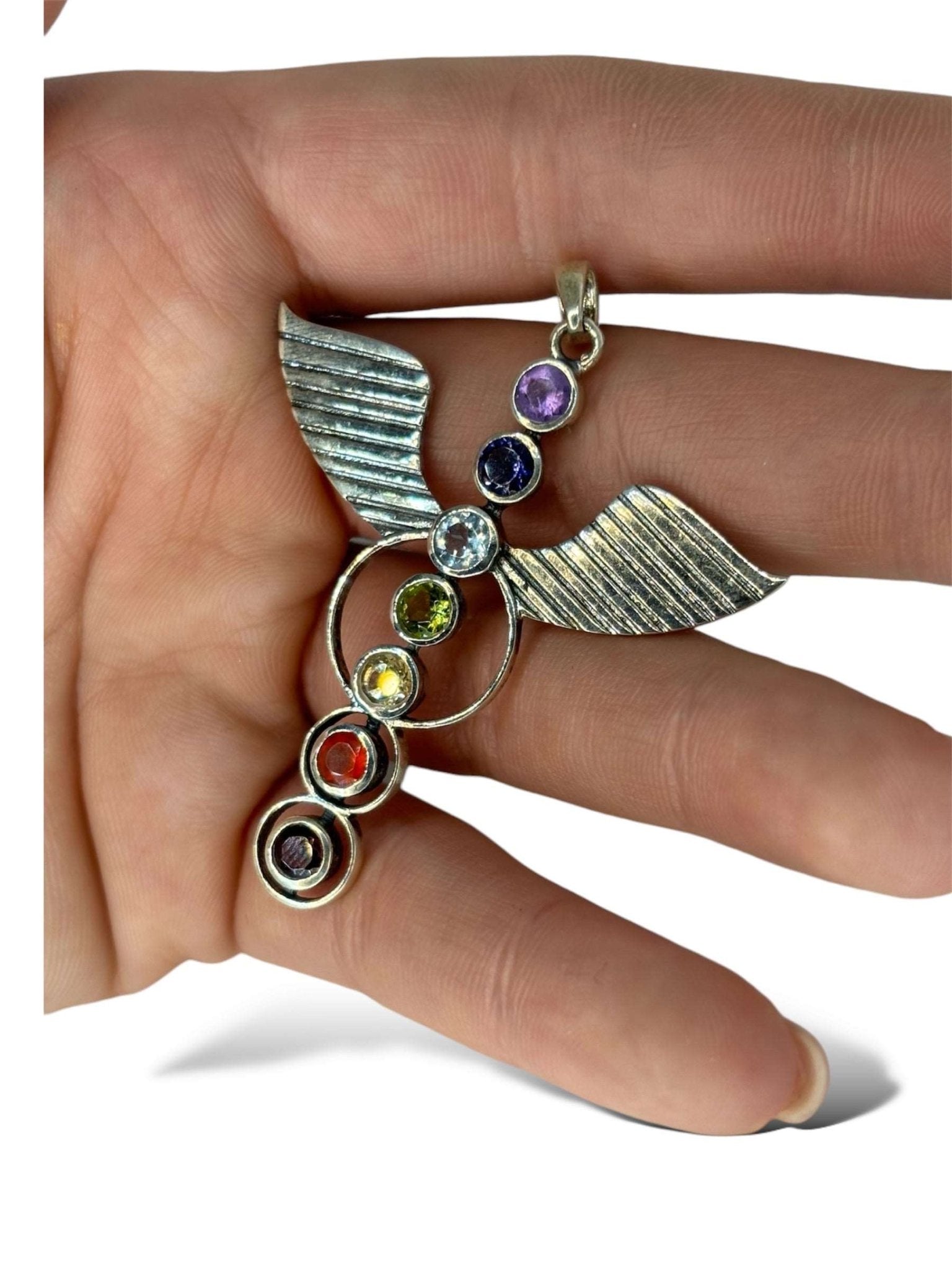 Ciondolo 7 chakra argento 925 - SIddharta