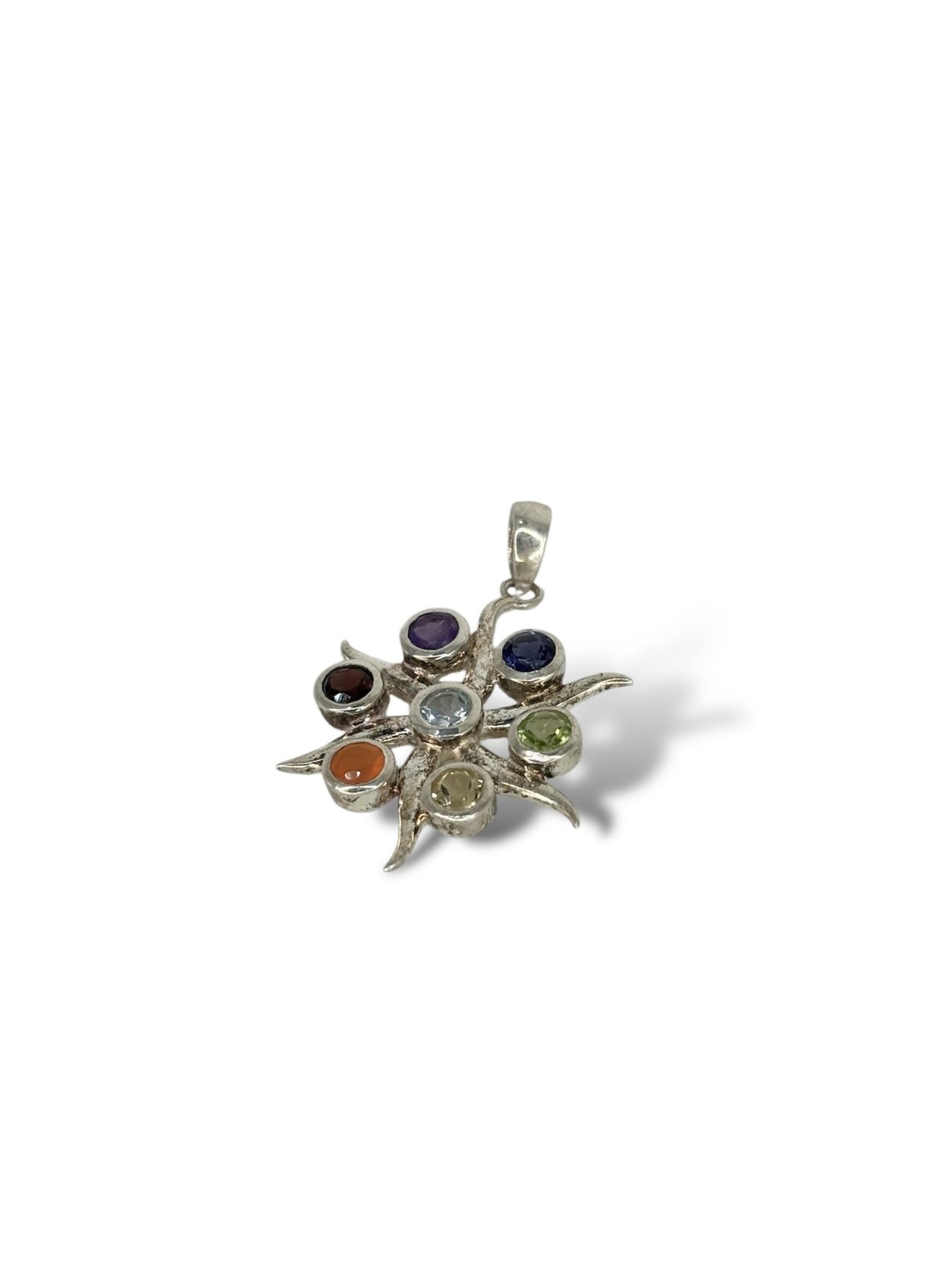 Ciondolo 7 chakra argento 925 - SIddharta