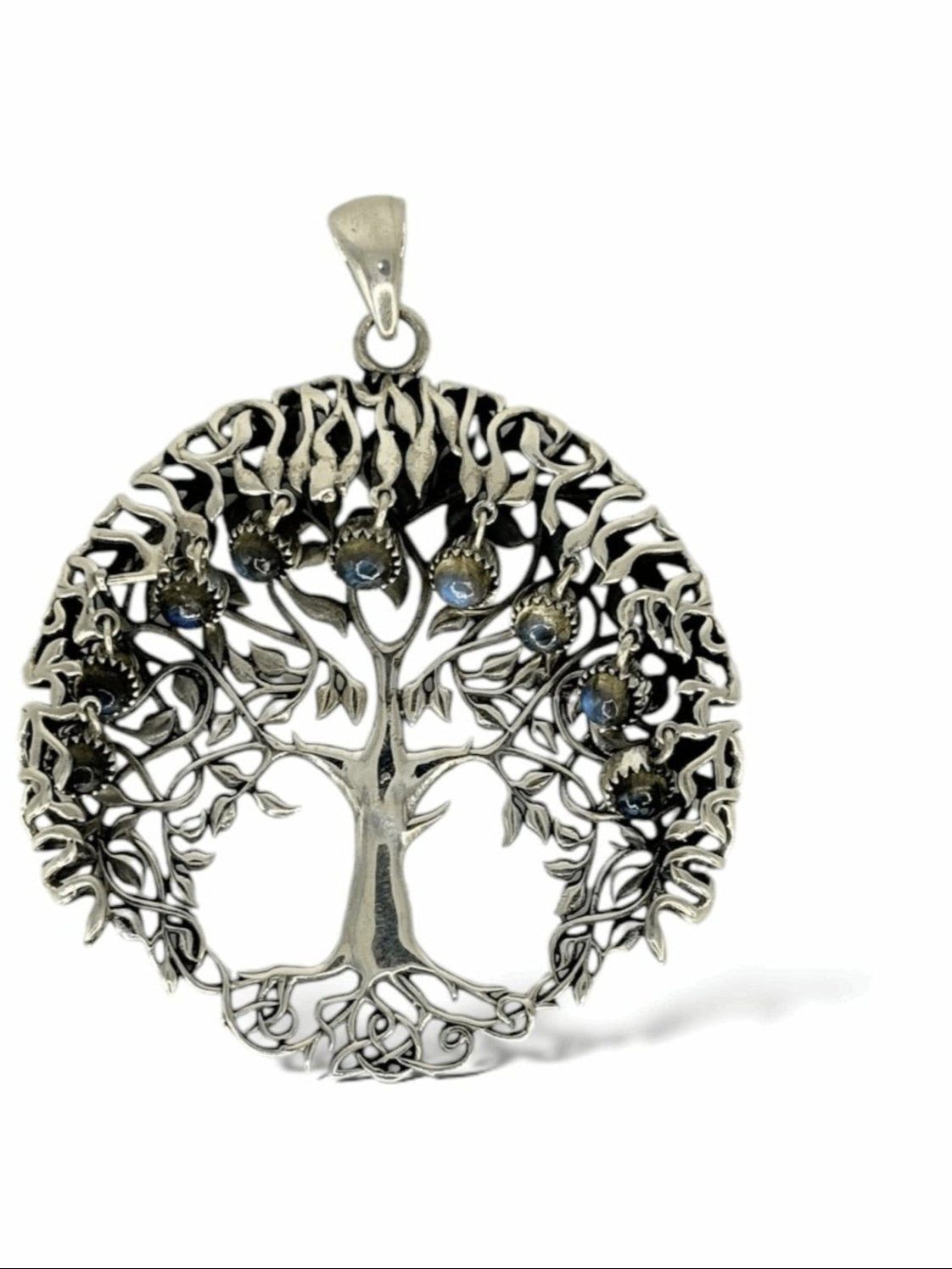 Ciondolo albero della vita con Labradorite argento 925 - SIddharta