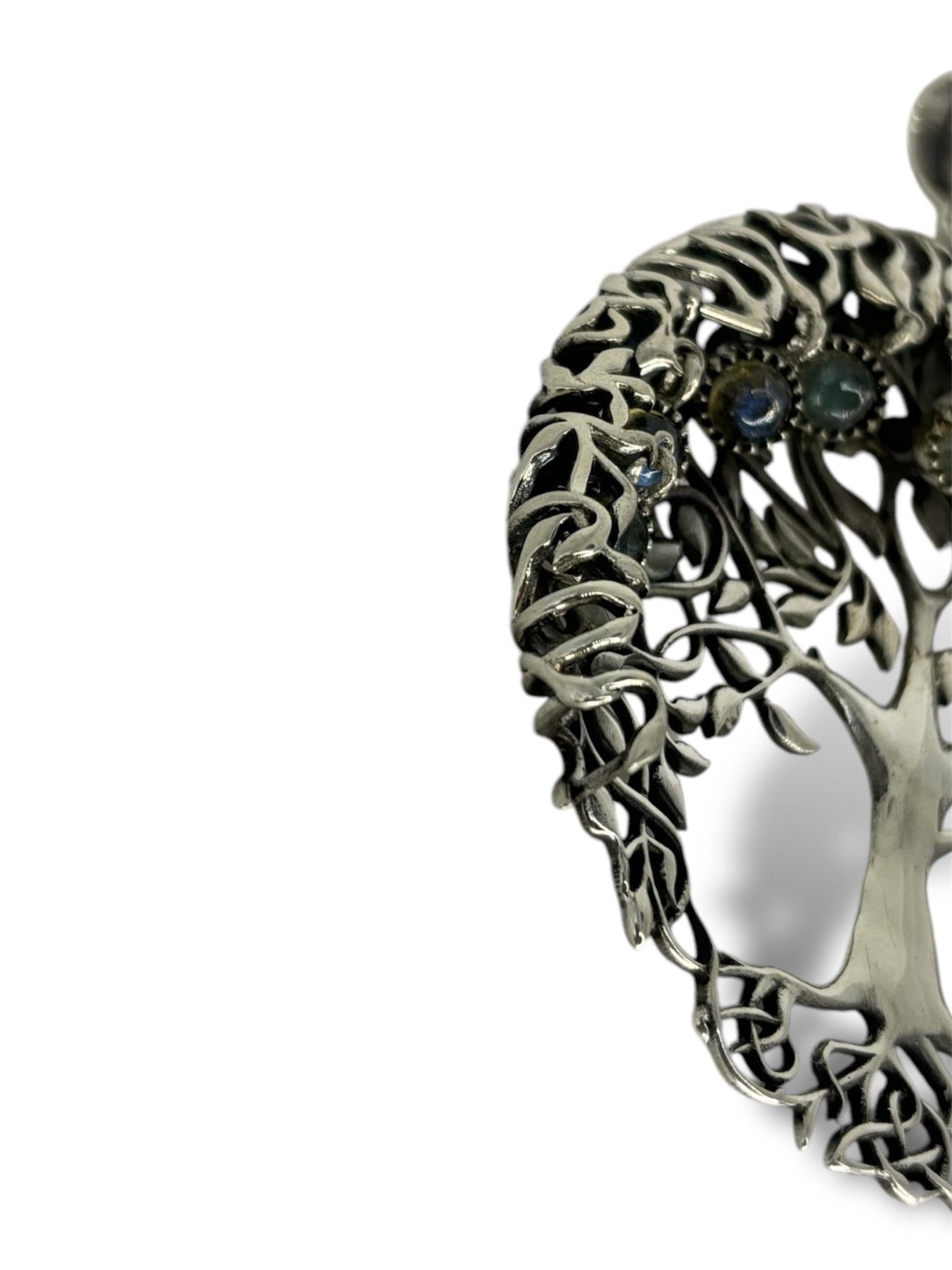 Ciondolo albero della vita con Labradorite argento 925 - SIddharta