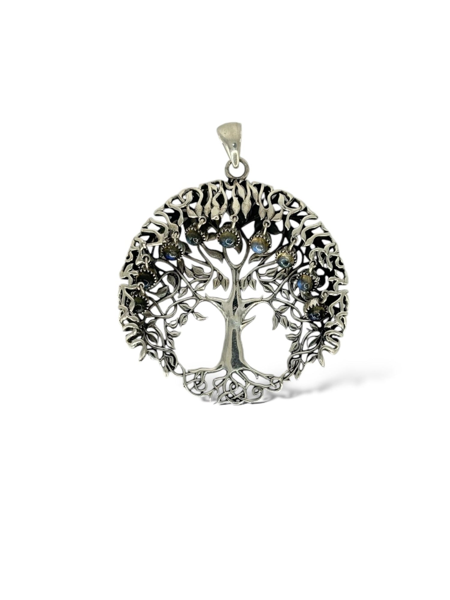 Ciondolo albero della vita con Labradorite argento 925 - SIddharta