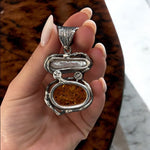 Ciondolo Ambra in argento 925 - SIddharta