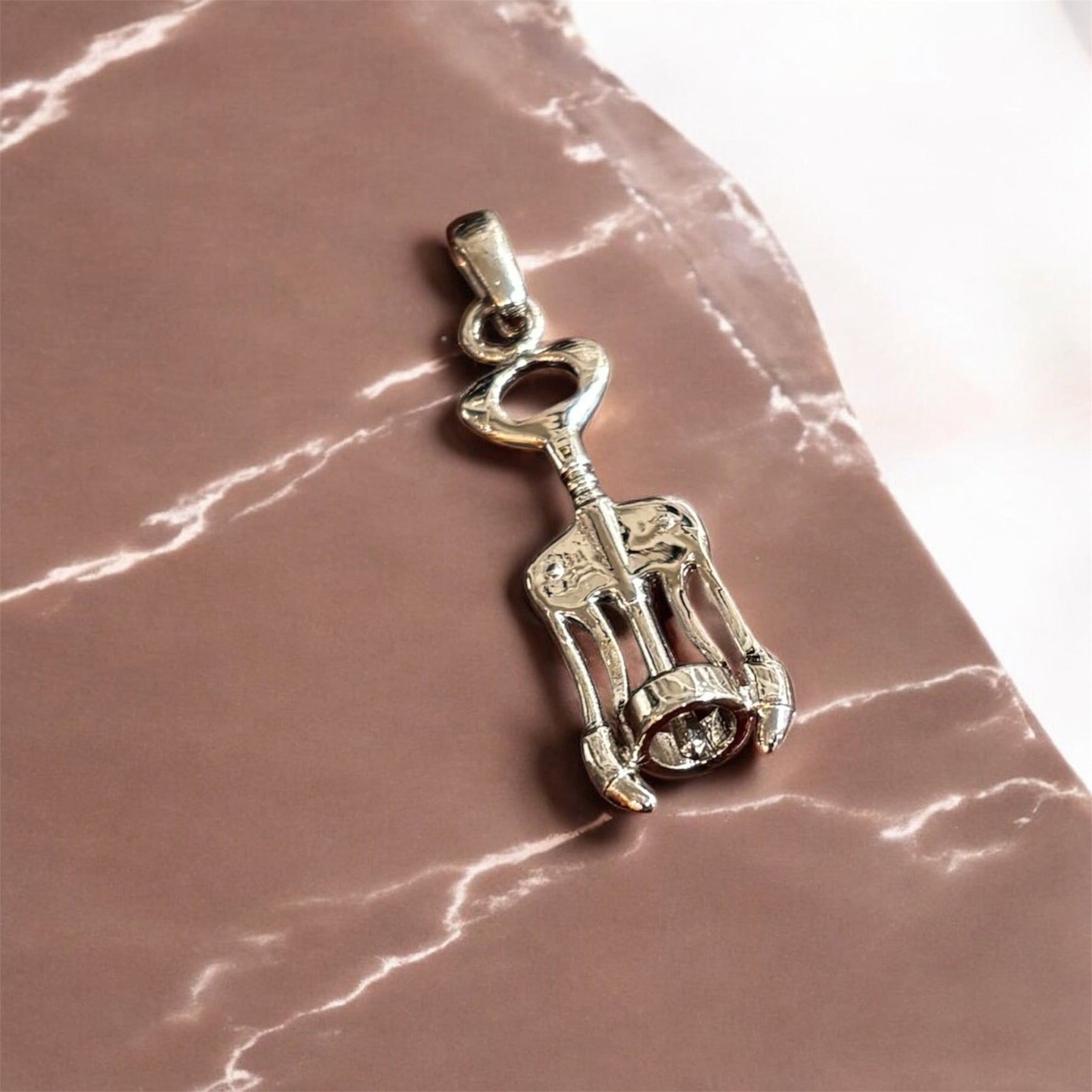 Ciondolo apri bottiglia in argento 925 - SIddharta
