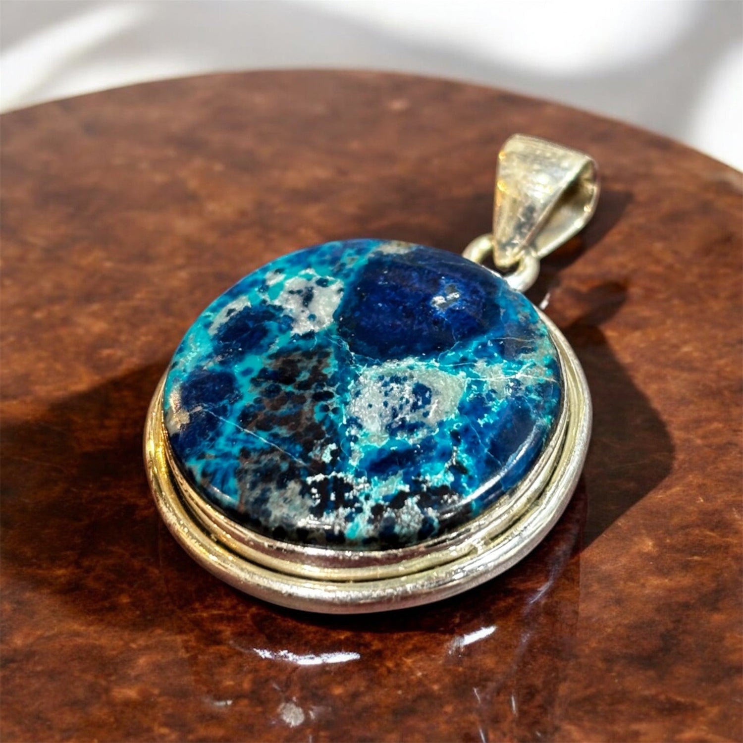 Ciondolo Azzurrite in argento 925 - SIddharta