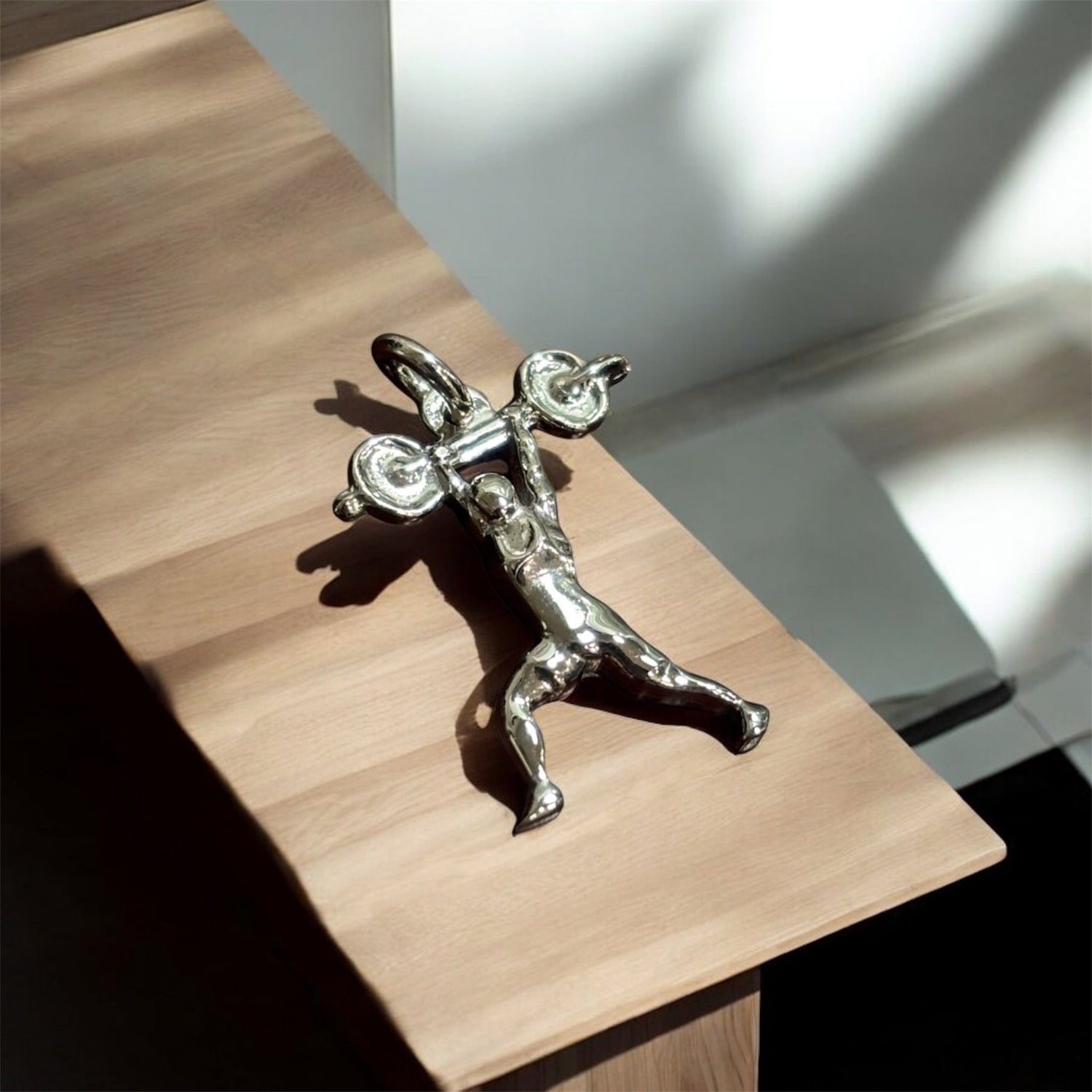 Ciondolo bodybuilder in argento 925 - SIddharta