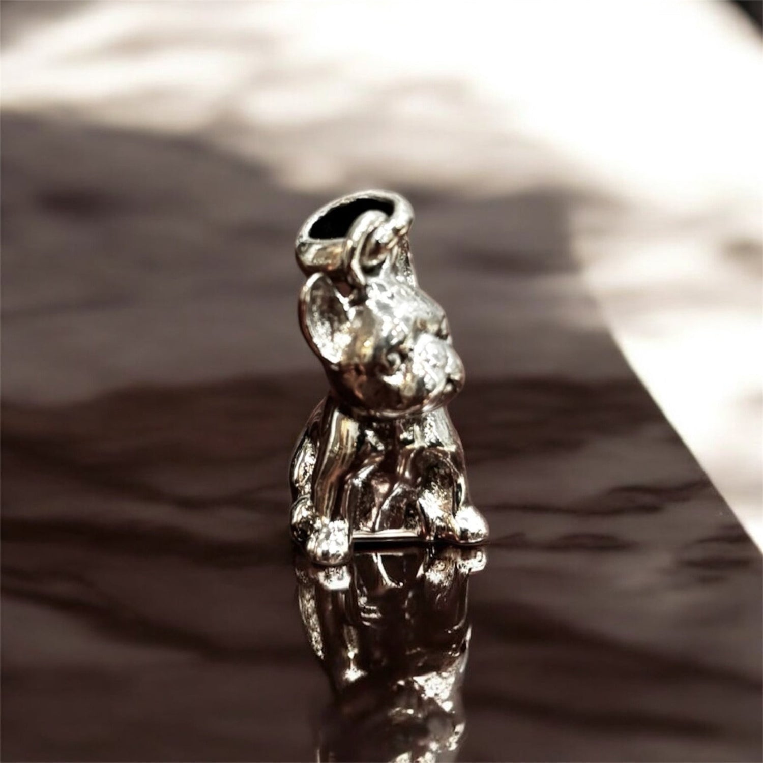 Ciondolo bulldog in argento 925 - SIddharta