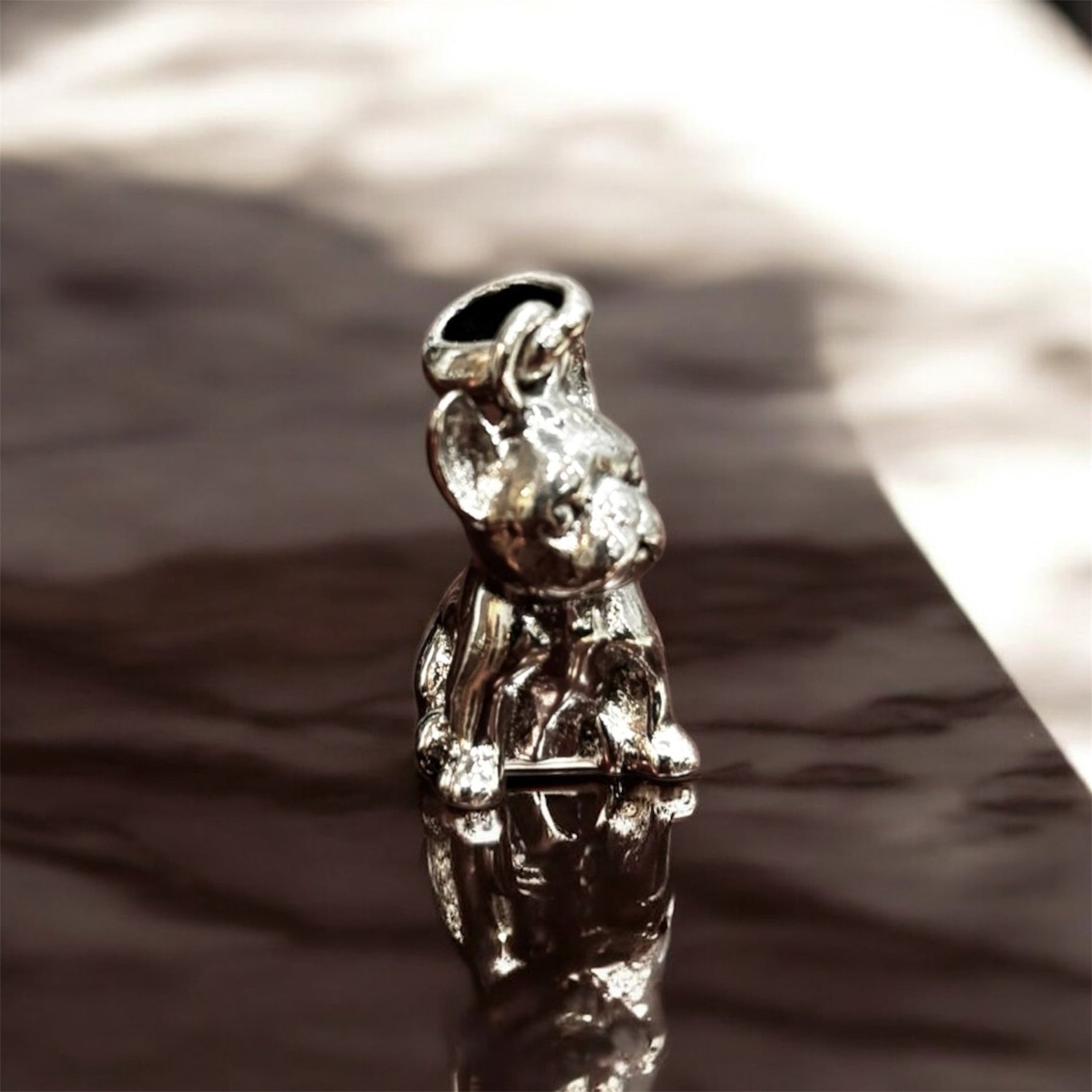 Ciondolo bulldog in argento 925 - SIddharta