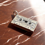 Ciondolo cassetta cd in argento 925 - SIddharta