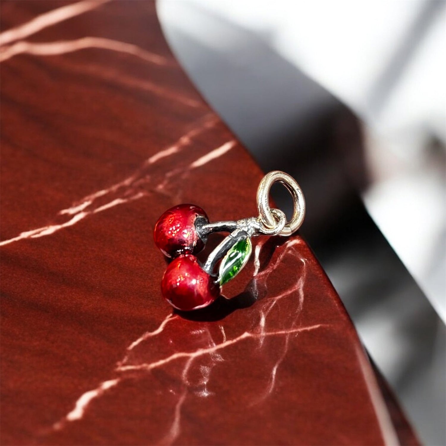 Ciondolo ciliegie in argento 925 - SIddharta