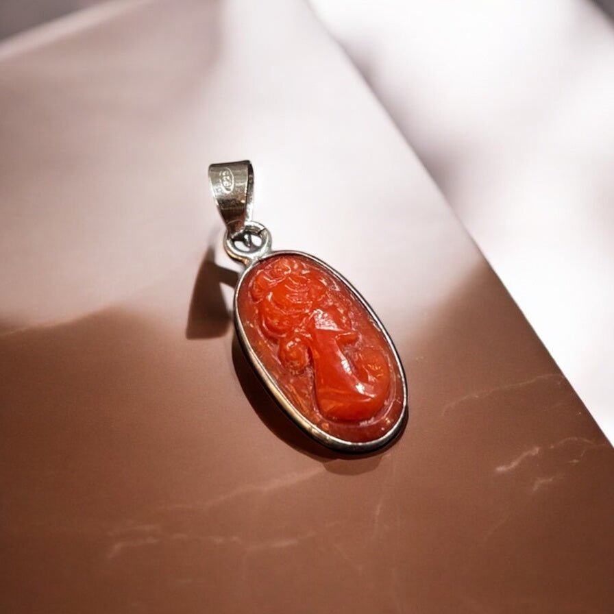 Ciondolo corallo in argento 925 - SIddharta