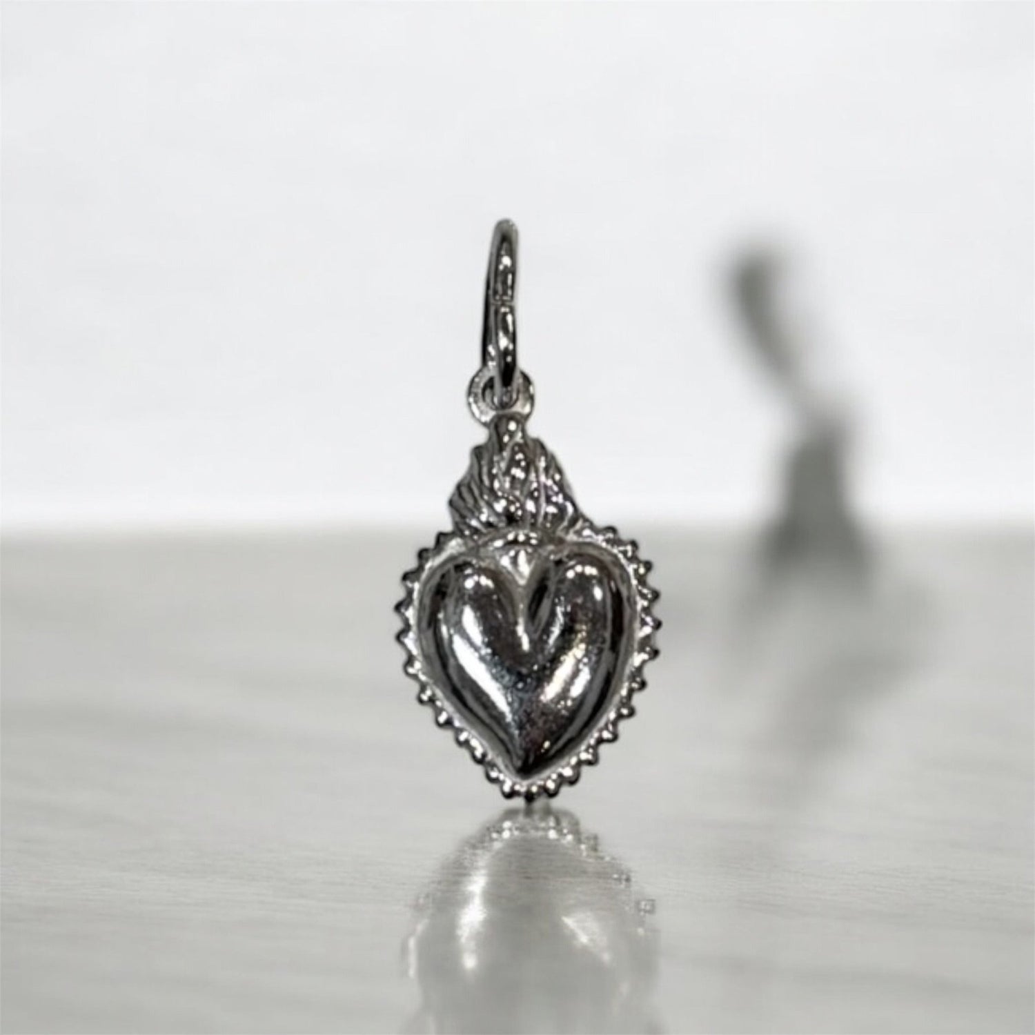 Ciondolo cuore sacro in argento 925 - SIddharta