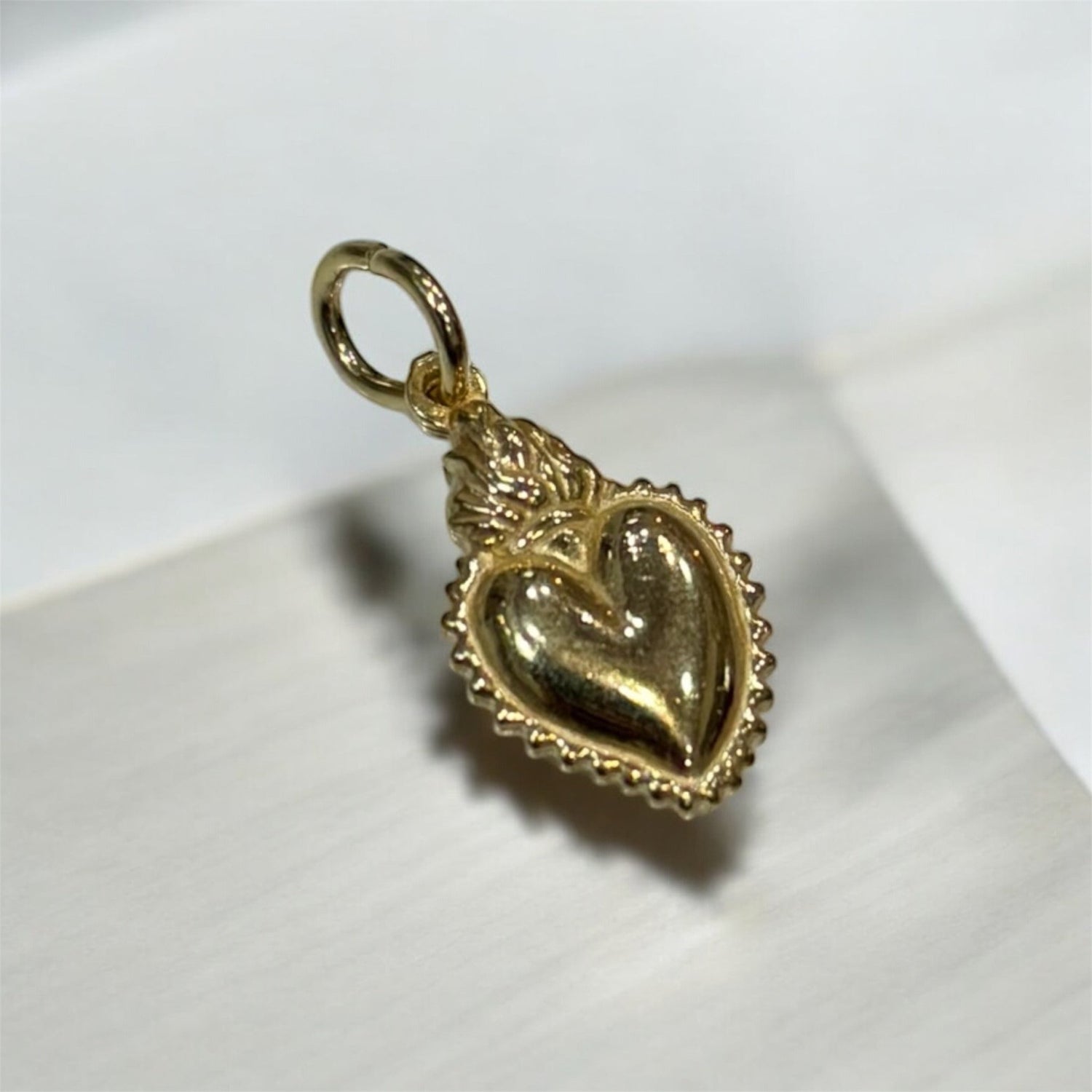 Ciondolo cuore sacro oro in argento 925 - SIddharta