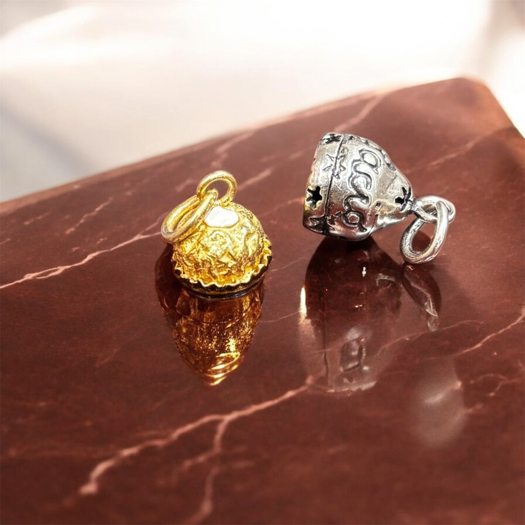 Ciondolo Ferrero rocher in argento 925 - SIddharta