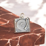 Ciondolo giradischi in argento 925 - SIddharta