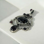 Ciondolo Granato in argento 925 - SIddharta