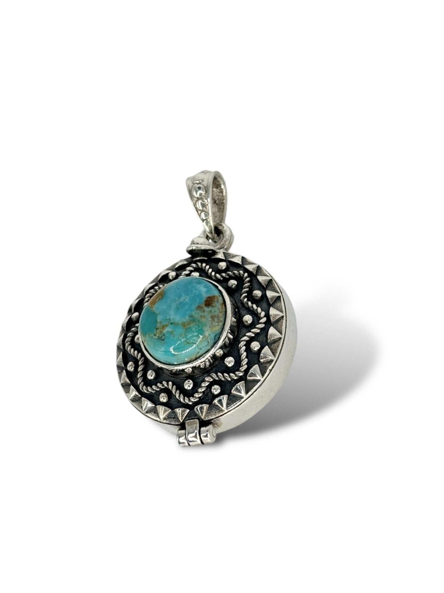 Ciondolo locket Turchese in argento 925 - SIddharta