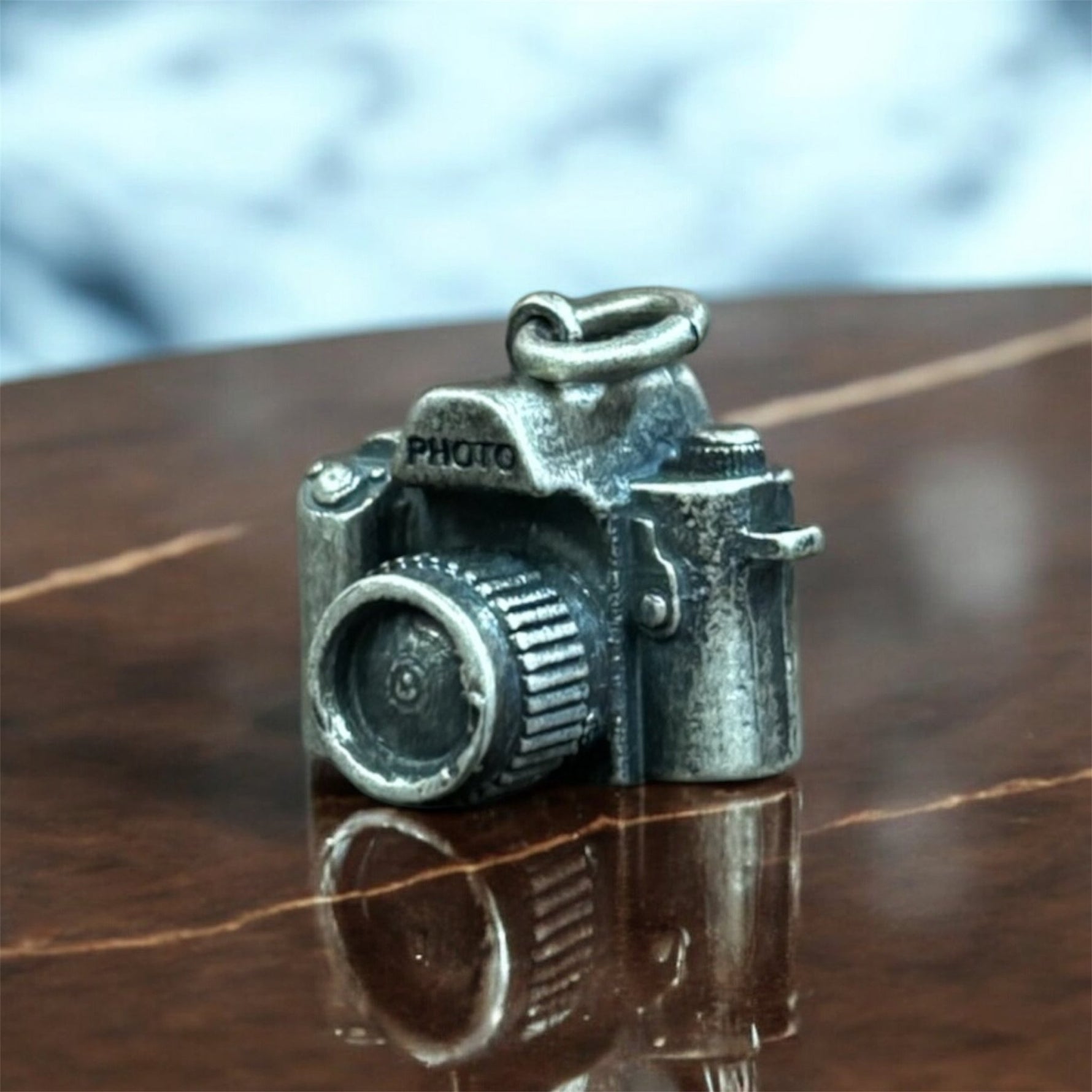 Ciondolo macchina fotografica in argento 925 - SIddharta