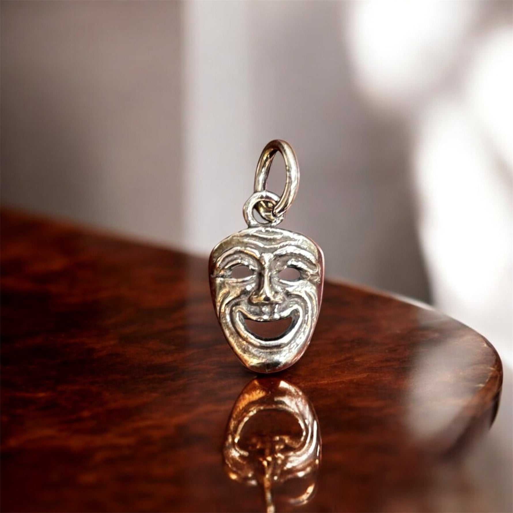 Ciondolo maschera teatro in argento 925 - SIddharta