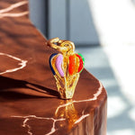 Ciondolo mongolfiera arcobaleno in argento 925 dorato - SIddharta
