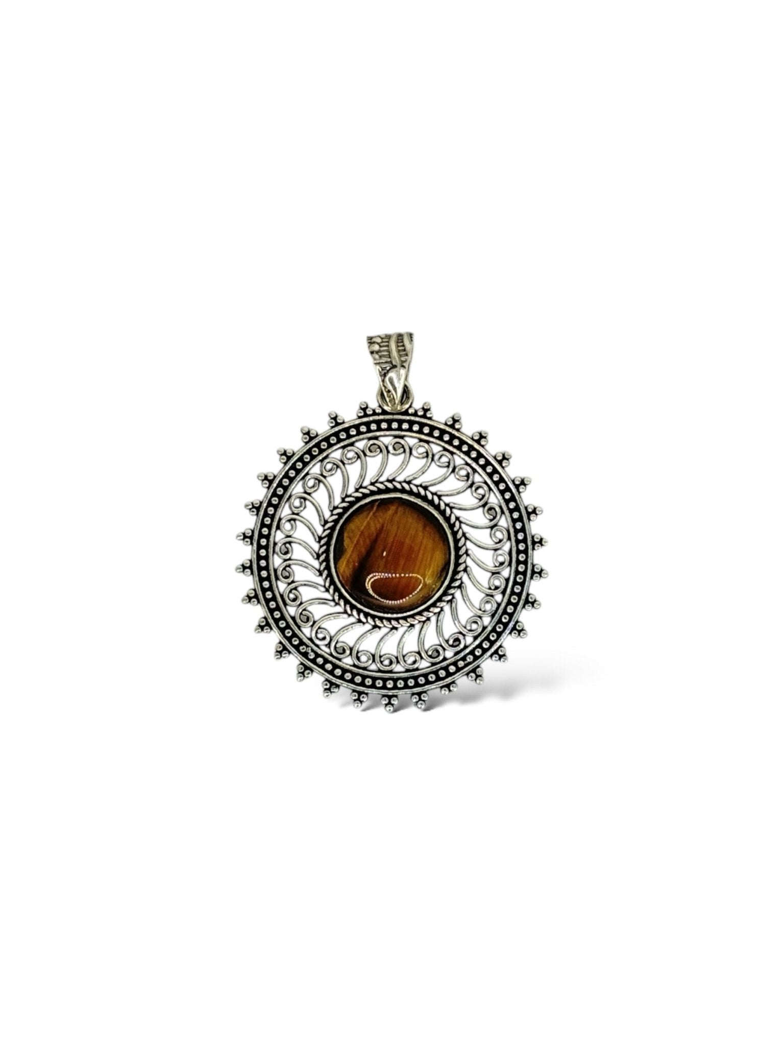 Ciondolo Occhio di tigre argento 925 - SIddharta