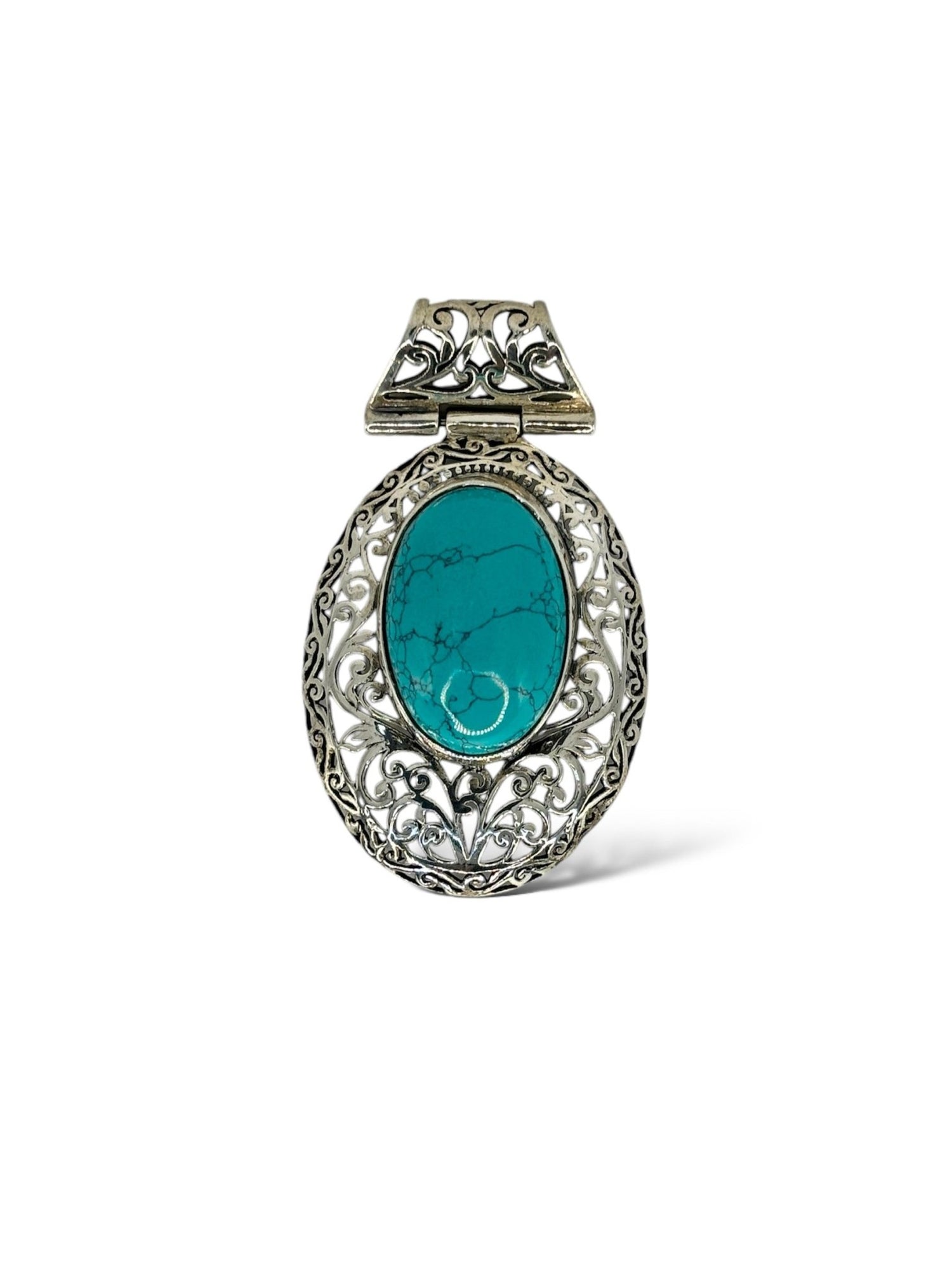 Ciondolo pasta di Turchese argento 925 - SIddharta