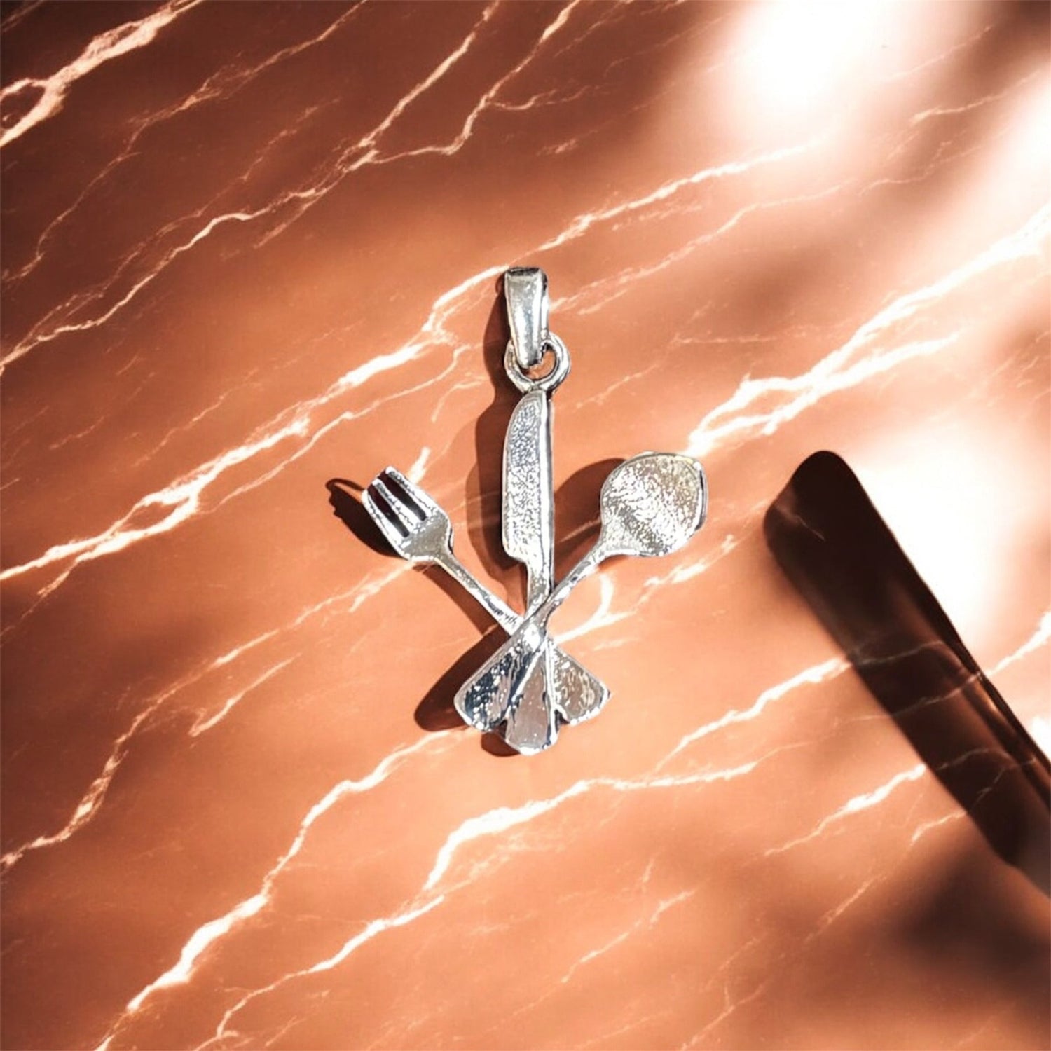 Ciondolo posate in argento 925 - SIddharta