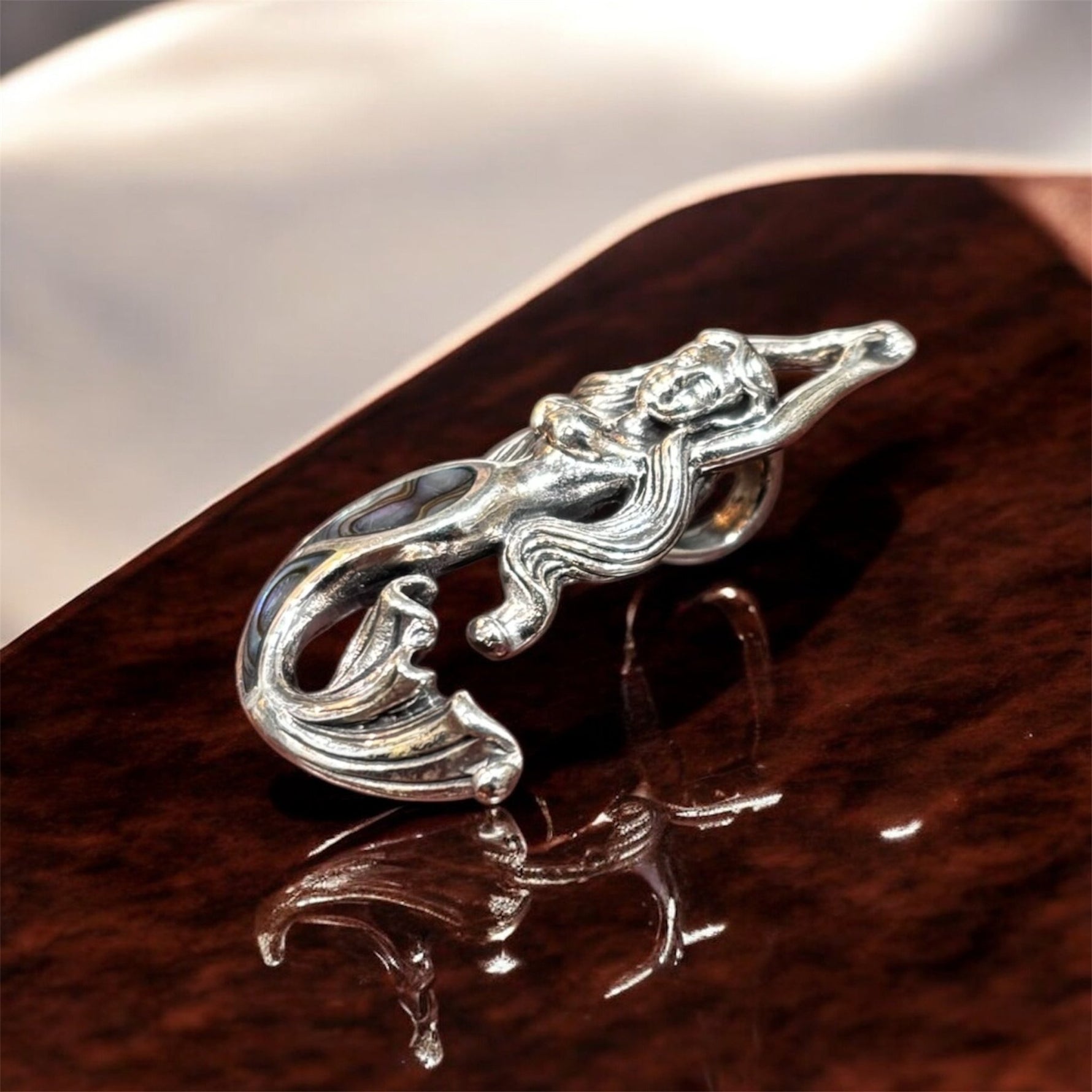 Ciondolo Sirena con madreperla in argento 925 - SIddharta
