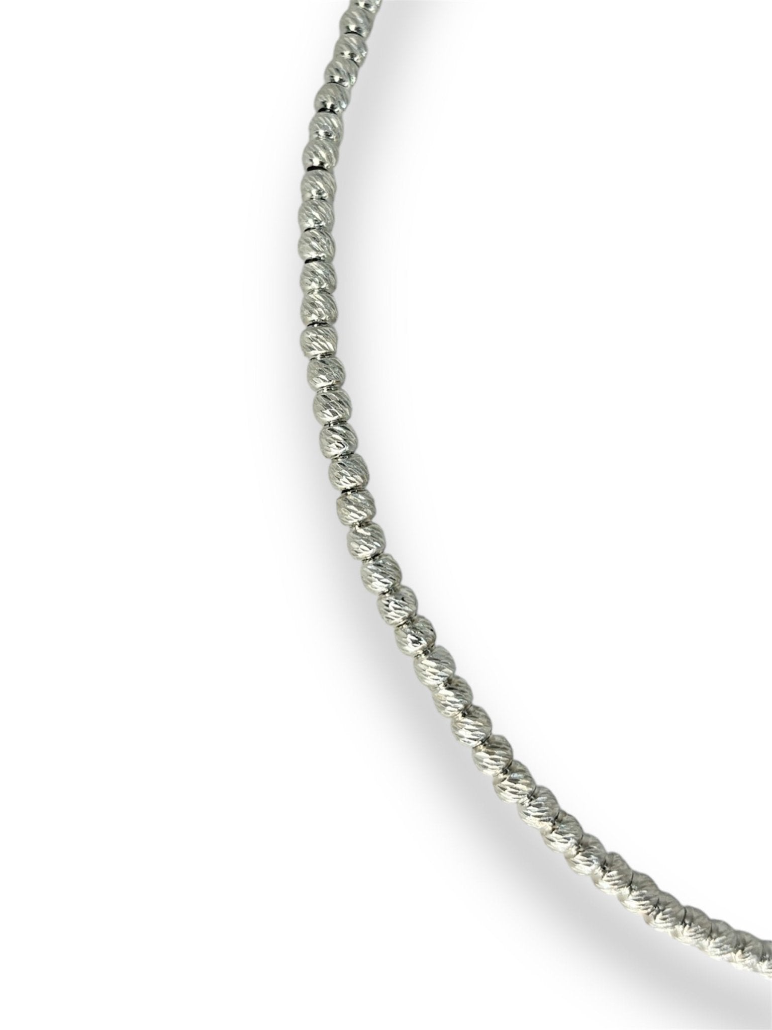 Collana girocollo sfere sfaccettate argento 925 - SIddharta