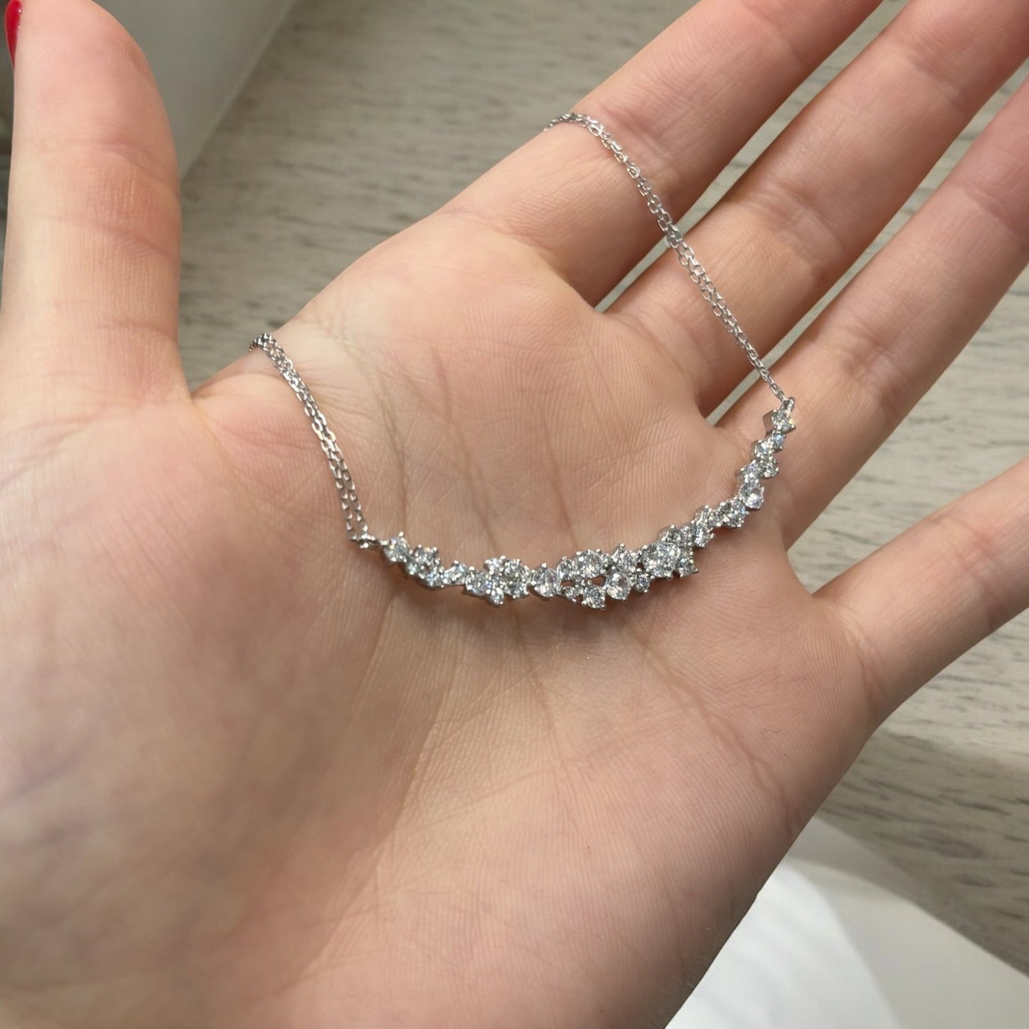 Collana girocollo zirconi in argento 925 - SIddharta