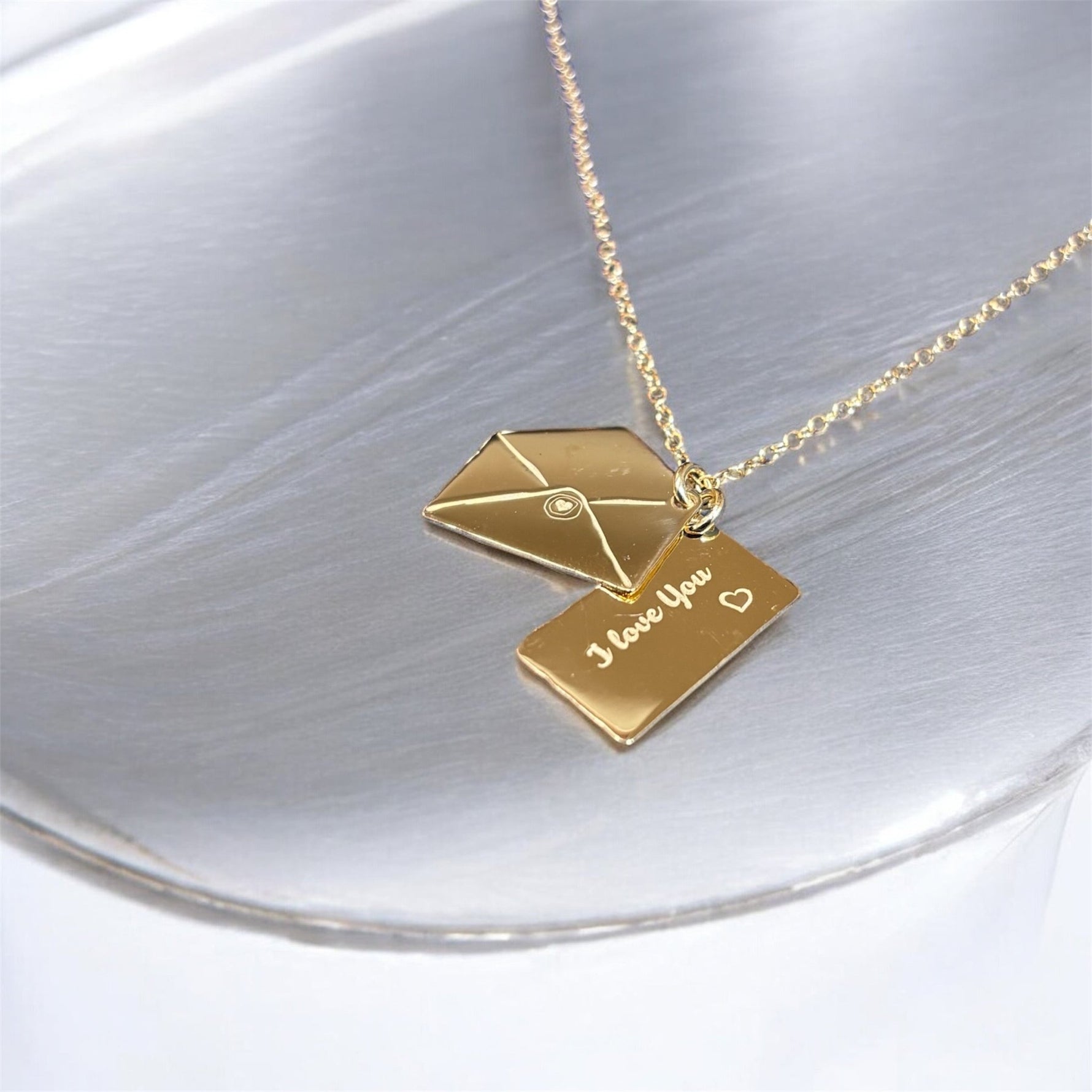 Collana I love you oro in argento 925 - SIddharta